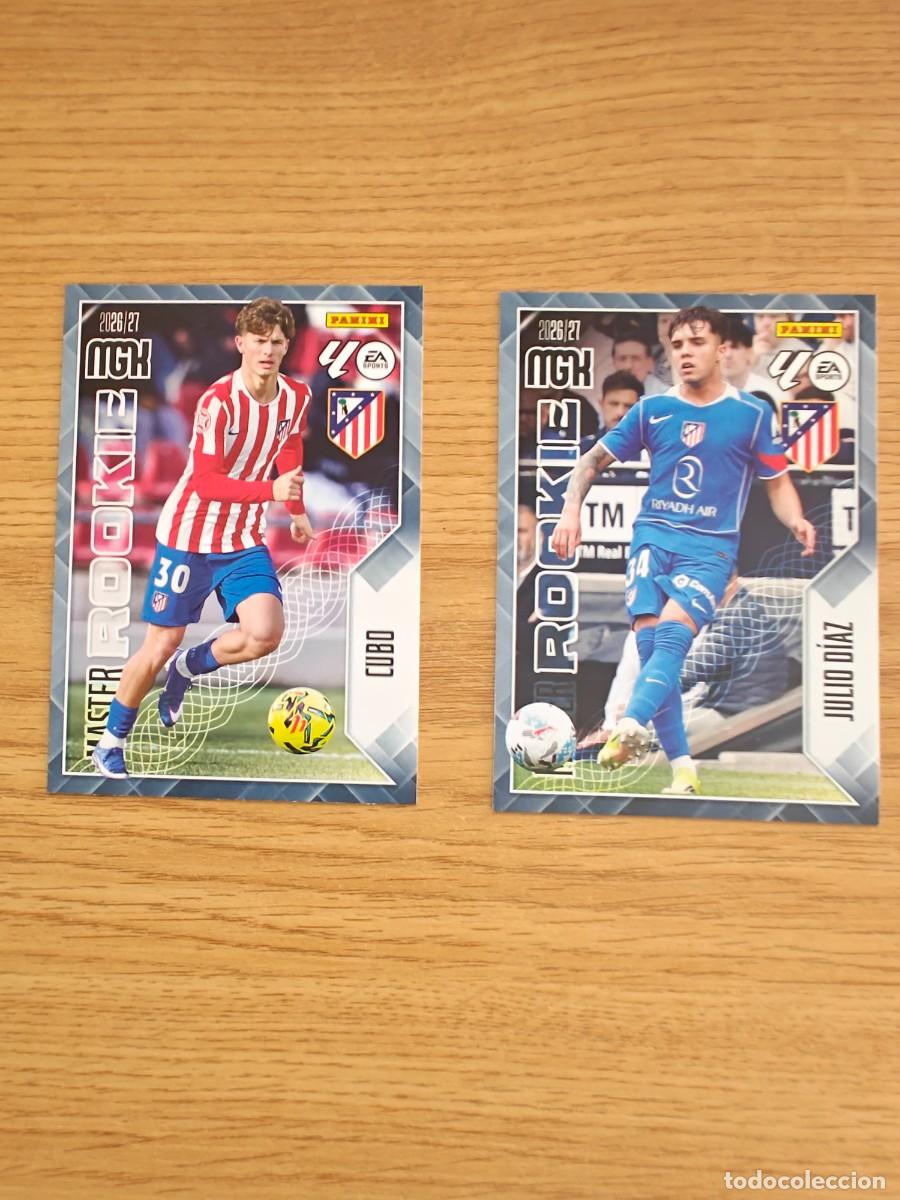 Coleccionismo deportivo: Cubo y Julio D&iacute;az Master Rookie Megacracks 26 27 Atl&eacute;tico de Madrid 2026 2027