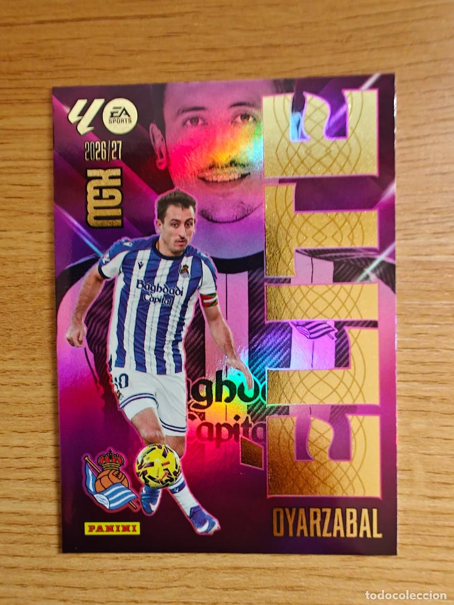 Coleccionismo deportivo: Oyarzabal 13 &Eacute;lite Panini Megacracks 2026 2027 Real Sociedad 2026 2027