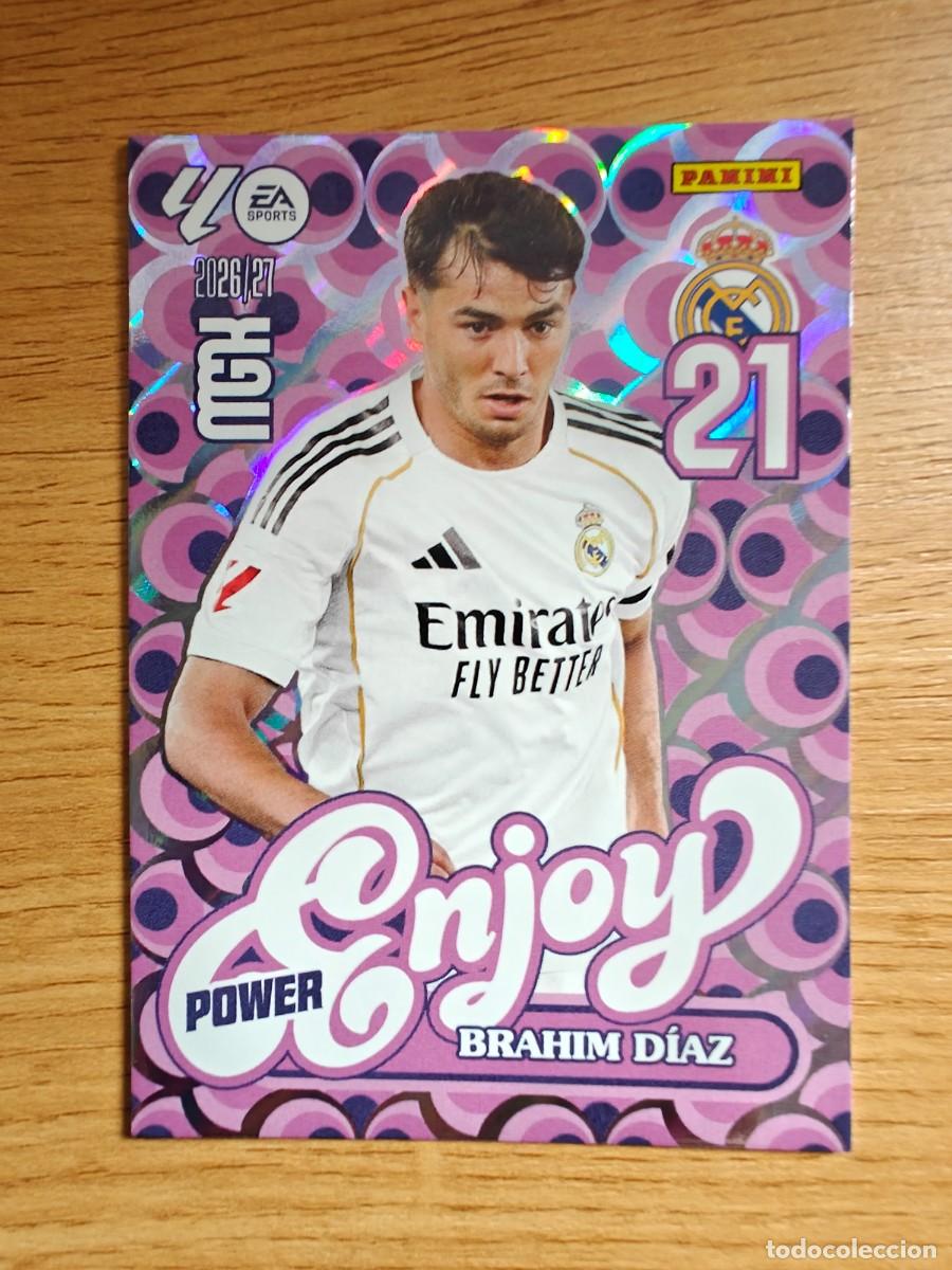Coleccionismo deportivo: Brahim D&iacute;az 380 P Enjoy Power Panini Megacracks 2026 2027 Real Madrid 2026 2027