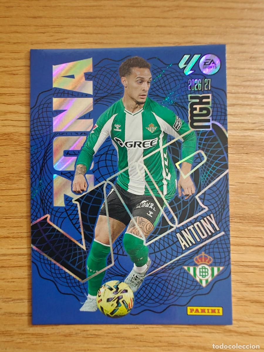 Coleccionismo deportivo: Antony 388 Zona Vip Panini Megacracks 2026 2027 Real Betis 2026 2027