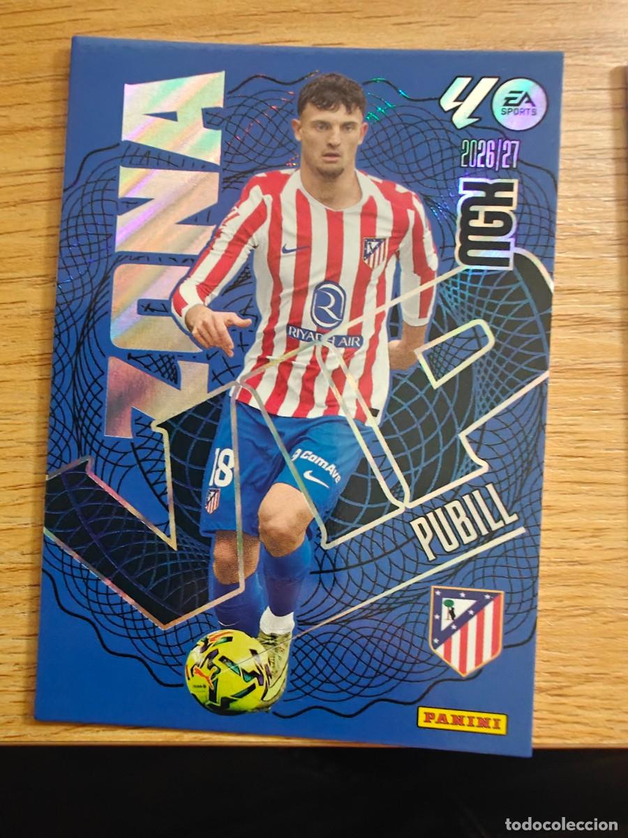 Coleccionismo deportivo: Pubill 404 Zona Vip Panini Megacracks 2026 2027 Atl&eacute;tico de Madrid 2026 2027