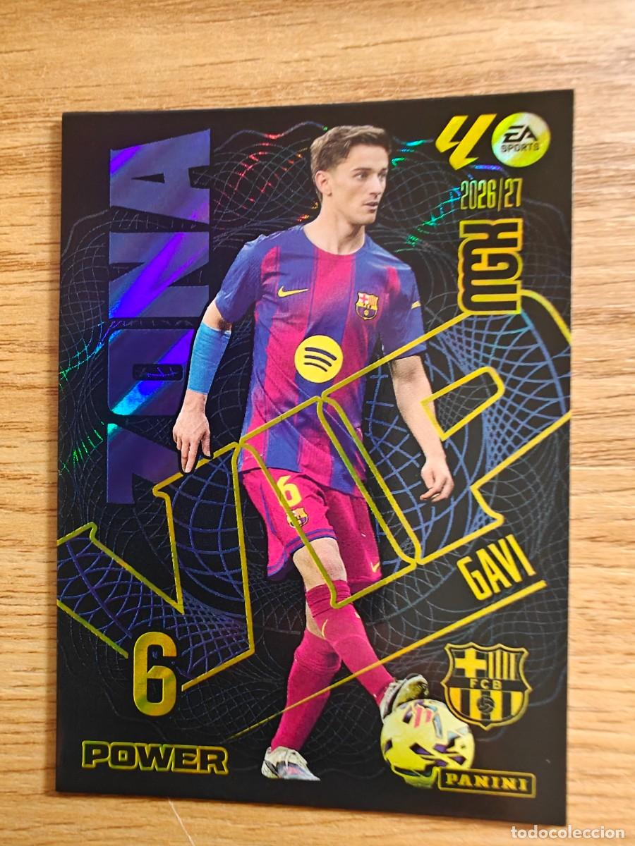 Coleccionismo deportivo: Gavi 394 P Zona Vip Panini Megacracks 2026 2027 FC Barcelona 2026 2027