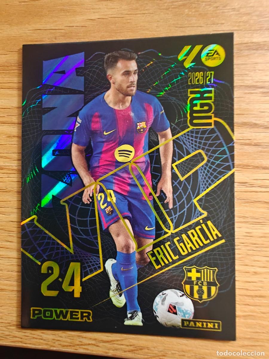 Coleccionismo deportivo: Eric Garc&iacute;a 393 P Zona Vip Panini Megacracks 2026 2027 FC Barcelona 2026 2027
