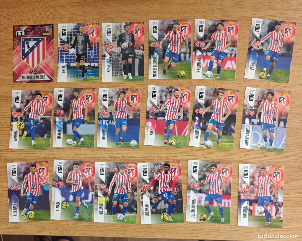 Coleccionismo deportivo: Lote 18 Megacracks 26 27 Atl&eacute;tico de Madrid 2026 2027