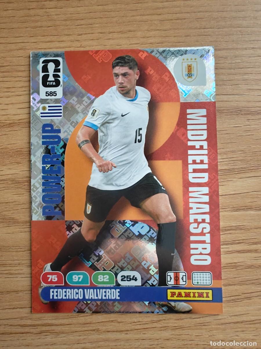 Coleccionismo deportivo: Valverde 585 Panini FIFA World Cup 26 Midfield Maestro Uruguay Adrenalyn XL 2026