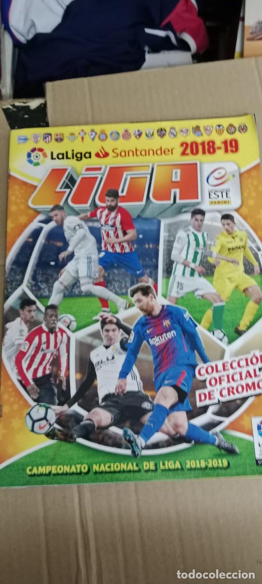 Coleccionismo deportivo: ALBUM DE FUTBOL PANINI 2018 2019 18 19 VER FOTOS ESTADO Y CROMOS CINE E-ABU