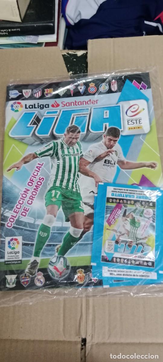 Coleccionismo deportivo: ALBUM DE FUTBOL PANINI 2019 2020 19 20 VACIO SIN CROMOS PRECINTADO CON SOBRES CINE E-ABU