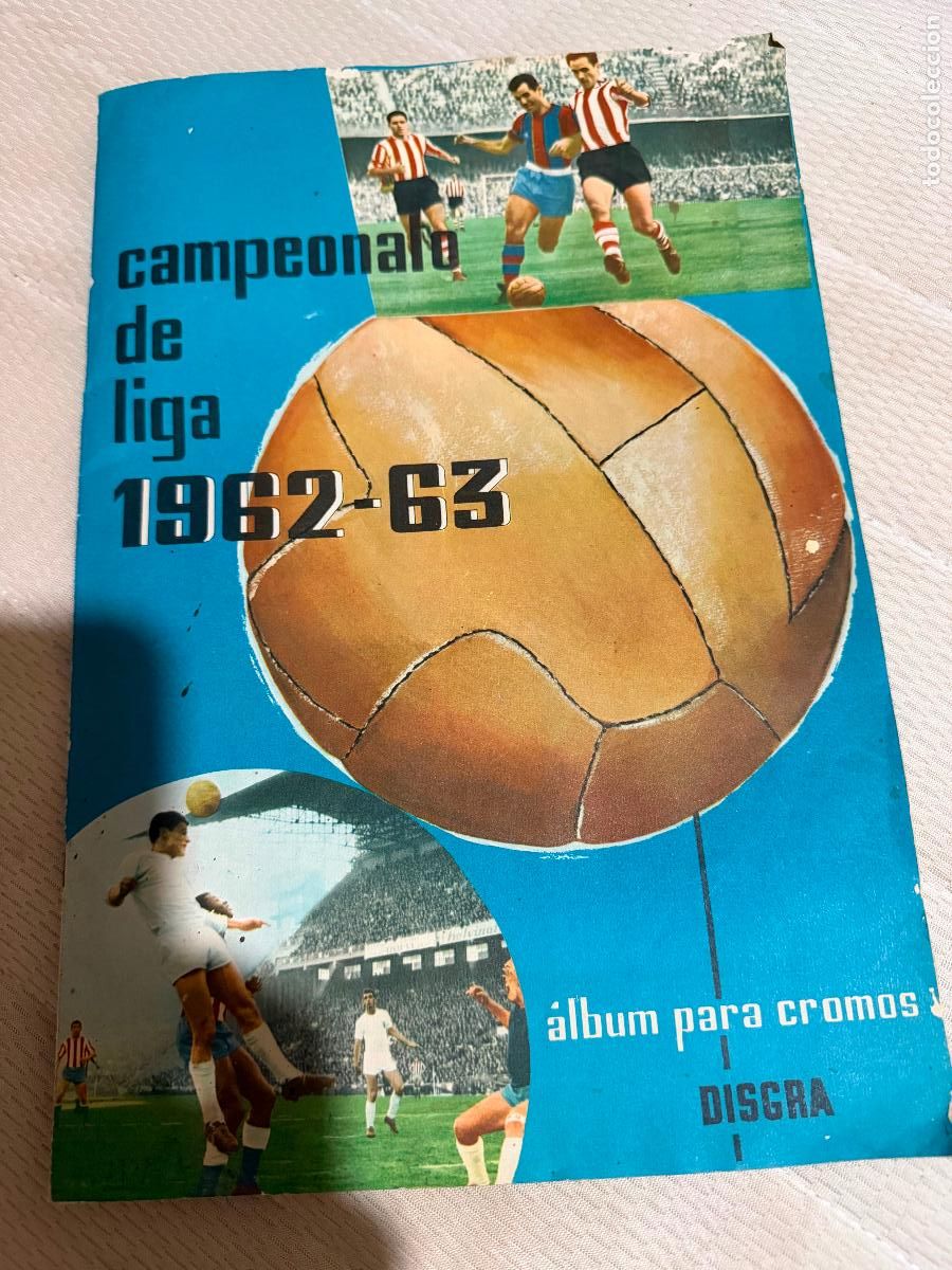Coleccionismo deportivo: &Aacute;lbum de f&uacute;tbol liga 62/63