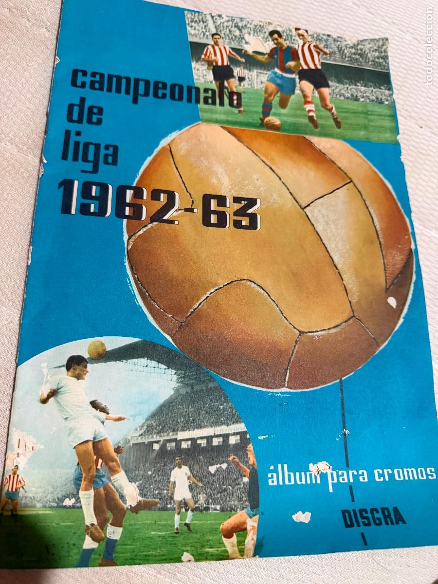 Coleccionismo deportivo: &Aacute;lbum n2 de f&uacute;tbol liga 62/63 disgra