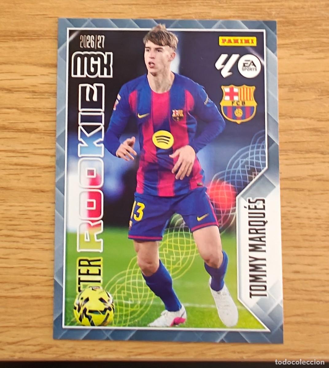 Coleccionismo deportivo: Tommy Marqu&eacute;s 420 Master Rookie Panini Megacracks 2026 2027 FC Barcelona 2026