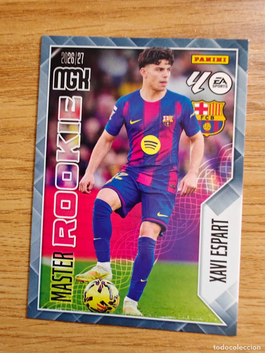 Coleccionismo deportivo: Xavi Espart 422 Master Rookie Panini Megacracks 2026 2027 FC Barcelona 2026