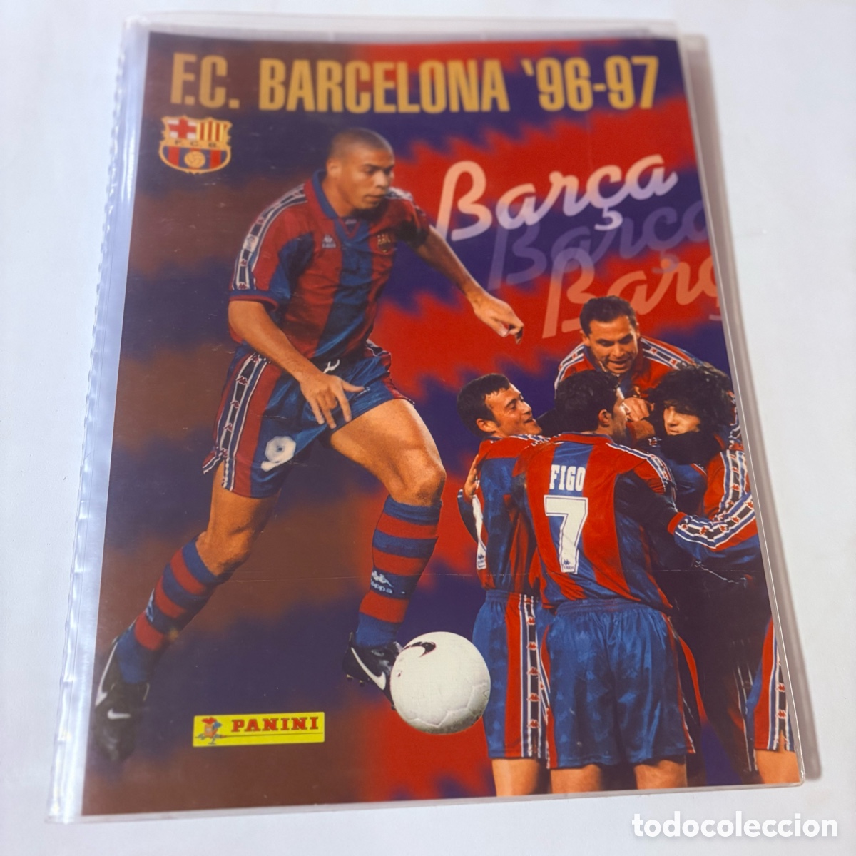 Coleccionismo deportivo: Album archivador vacio para cards fc barcelona 96-97 panini bar&ccedil;a 1996 1997