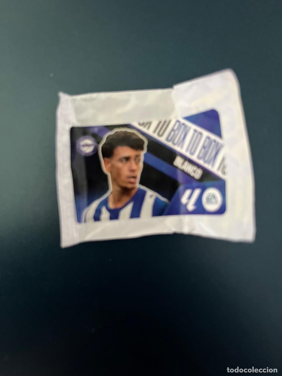 Coleccionismo deportivo: Blanco alaves box to box chicles ediciones este 26-27