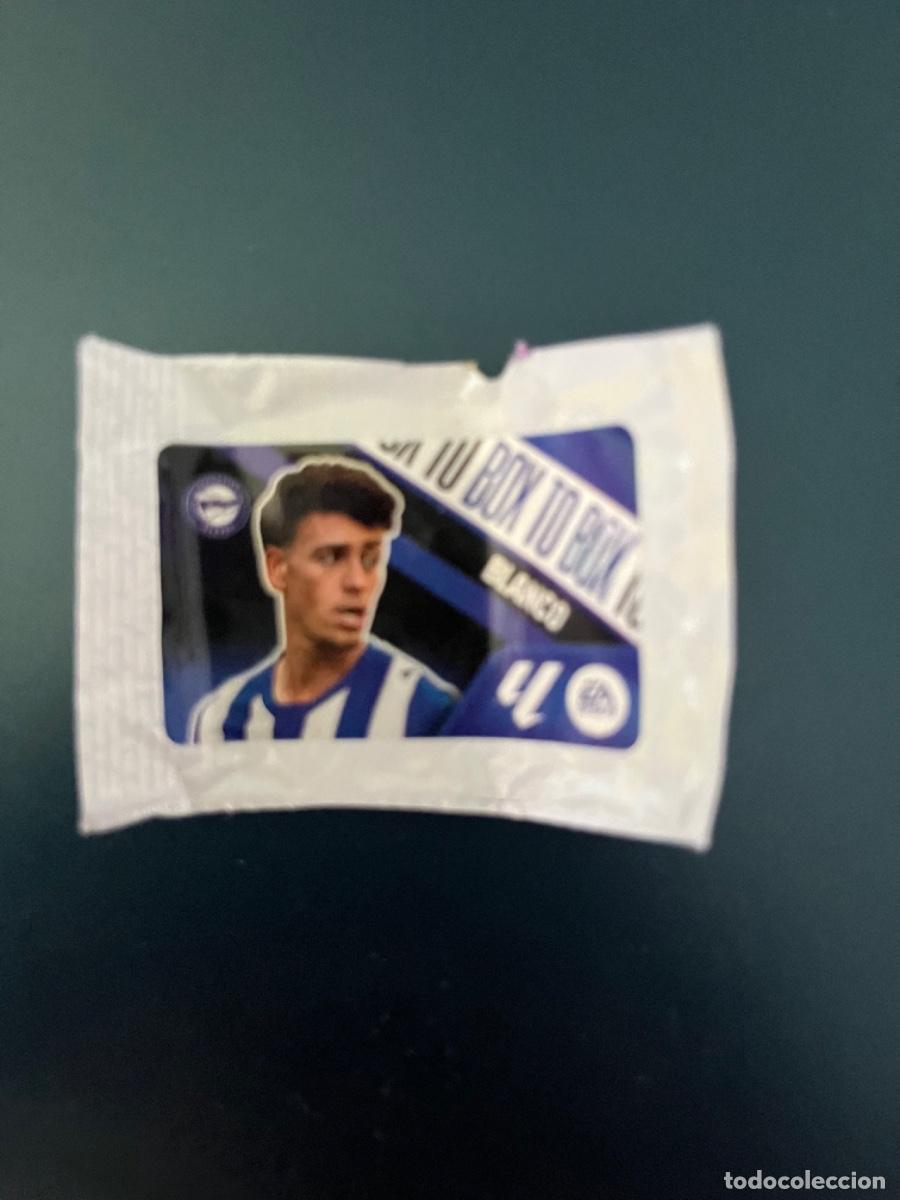 Coleccionismo deportivo: Blanco alaves box to box chicles ediciones este 26-27