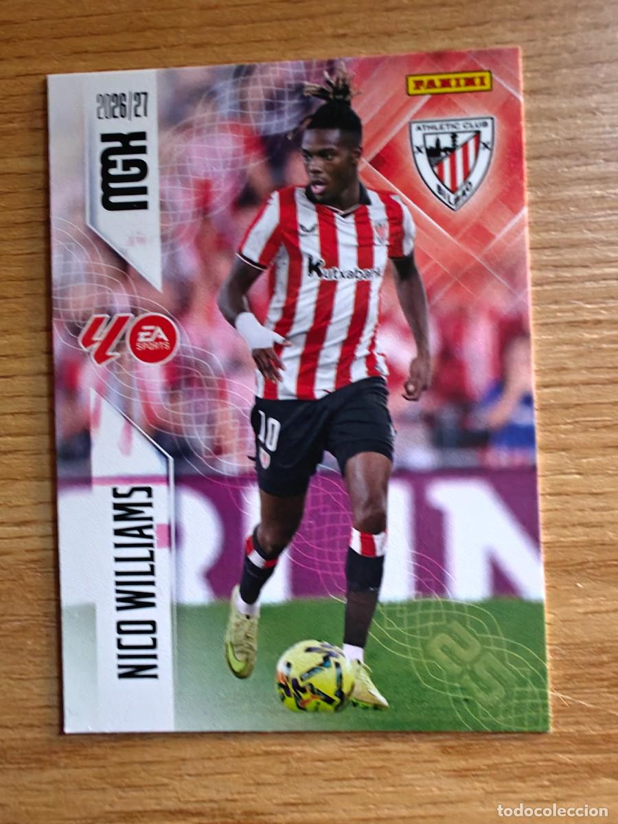 Coleccionismo deportivo: Nico Williams 54 Panini Megacracks 2026 2027 Athletic Club Bilbao 2026 2027