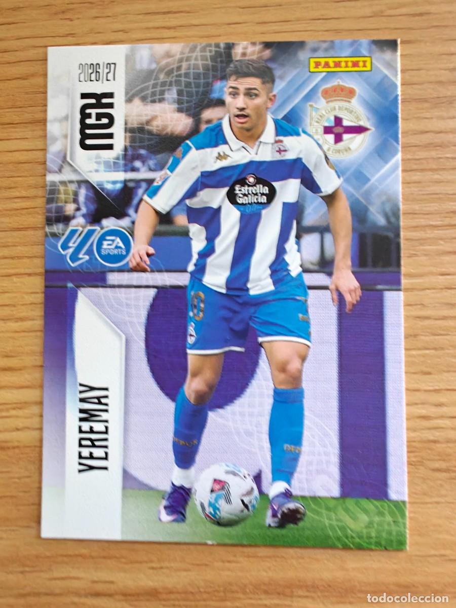 Coleccionismo deportivo: Yeremay 142 Panini Megacracks 2026 2027 Deportivo Coru&ntilde;a 2026 2027