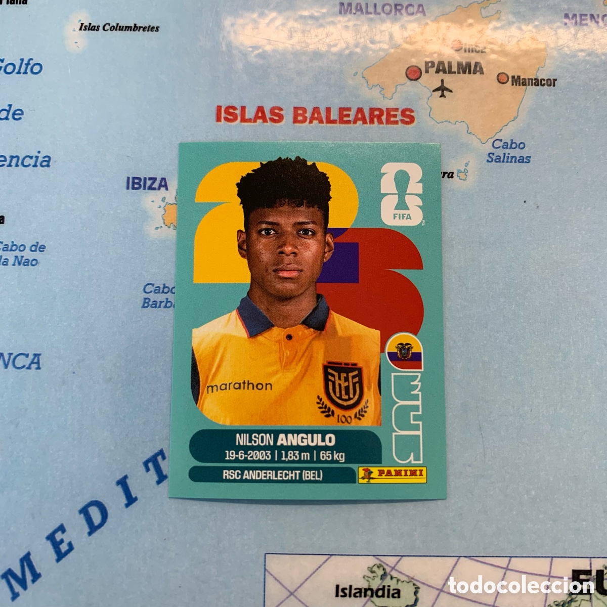 Coleccionismo deportivo: Ecuador n&uacute;mero 17 cromo panini Mundial Fifa World Cup 2026