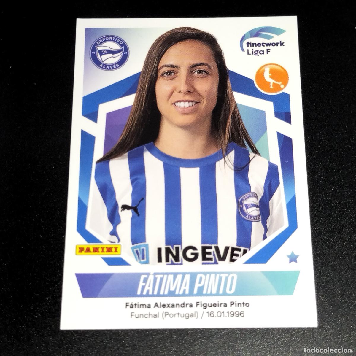 Coleccionismo deportivo: N&ordm; 63 FATIMA PINTO DEPORTIVO ALAVES CROMOS FINETWORK LIGA F FEMENINA PANINI 2022 2023 22 23