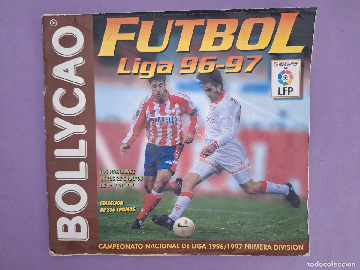 Coleccionismo deportivo: ALBUM 180 CROMOS FUTBOL BOLLICAO LIGA 1996 1997