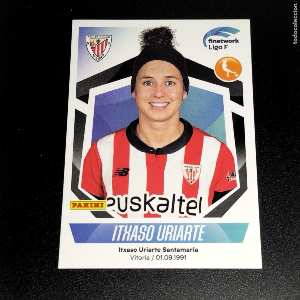 Coleccionismo deportivo: N&ordm; 92 ITXASO URIARTE ATHLETIC BILBAO CROMOS FINETWORK LIGA F FEMENINA PANINI 2022 2023 22 23