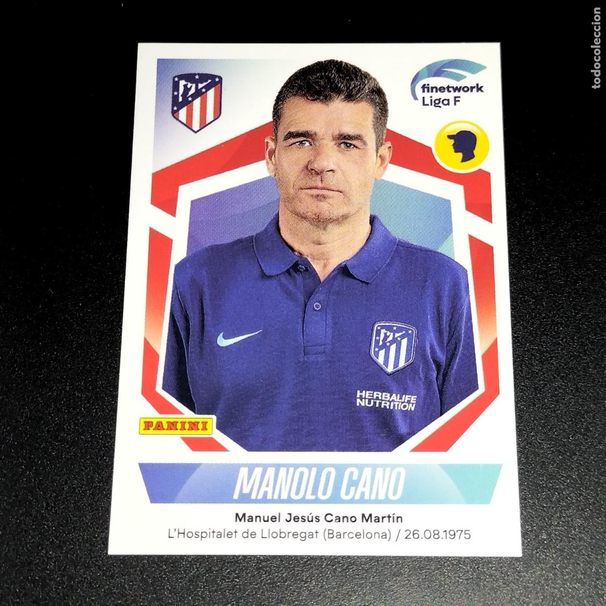 Coleccionismo deportivo: N&ordm; 101 MANOLO CANO AT ATLETICO DE MADRID CROMOS FINETWORK LIGA F FEMENINA PANINI 2022 2023 22 23