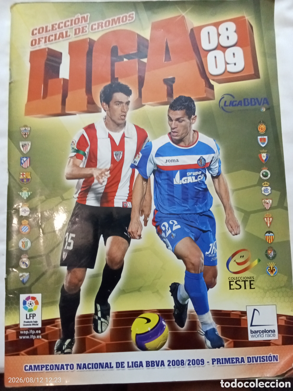 Collezionismo sportivo: &Aacute;lbum de cromos de f&uacute;tbol Panini