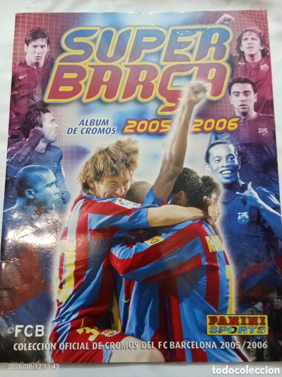 Collezionismo sportivo: &Aacute;lbum de cromos s&uacute;per barca 2005-2006 completo al 30%