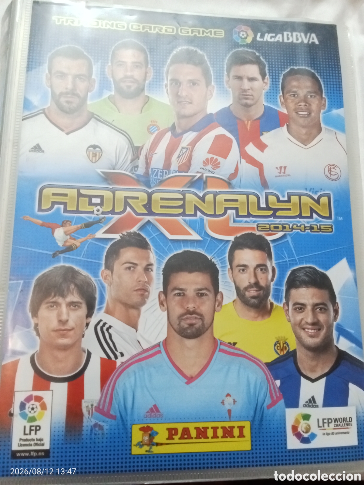 Collezionismo sportivo: &Aacute;lbum archivador vac&iacute;o Adrenalyn XL 2014-2015