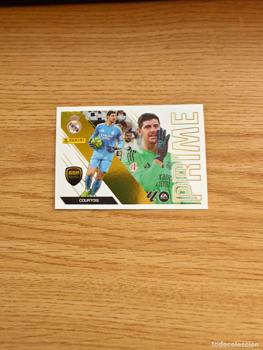 Coleccionismo deportivo: Courtois 3 Liga Este 25 26 Real Madrid ADN La Liga Prime Sticker 2025 2026