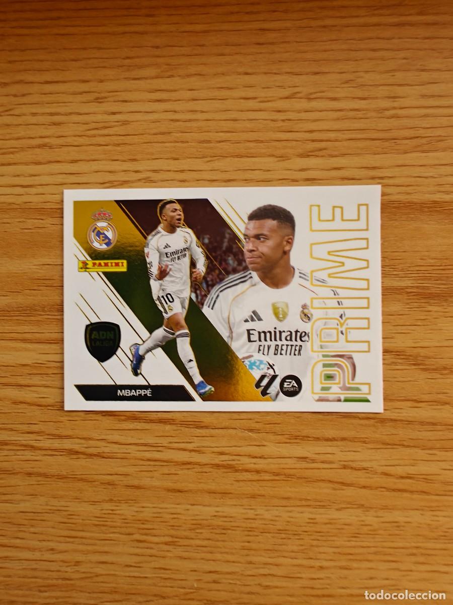 Coleccionismo deportivo: Mbappe 8 Liga Este 25 26 Real Madrid ADN La Liga Prime Sticker 2025 2026