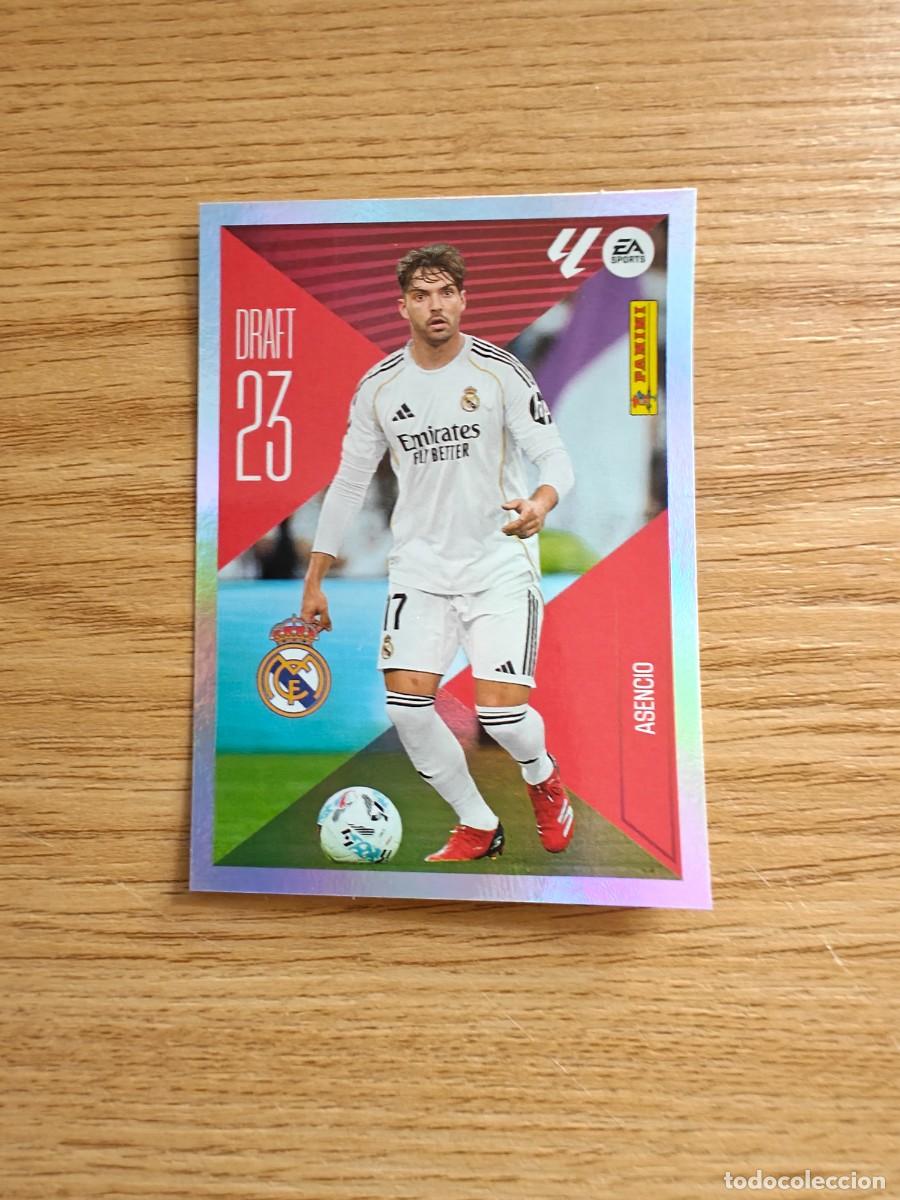 Coleccionismo deportivo: Asencio 1 Liga Este 25 26 Real Madrid Draft 23 Sticker 2025 2026