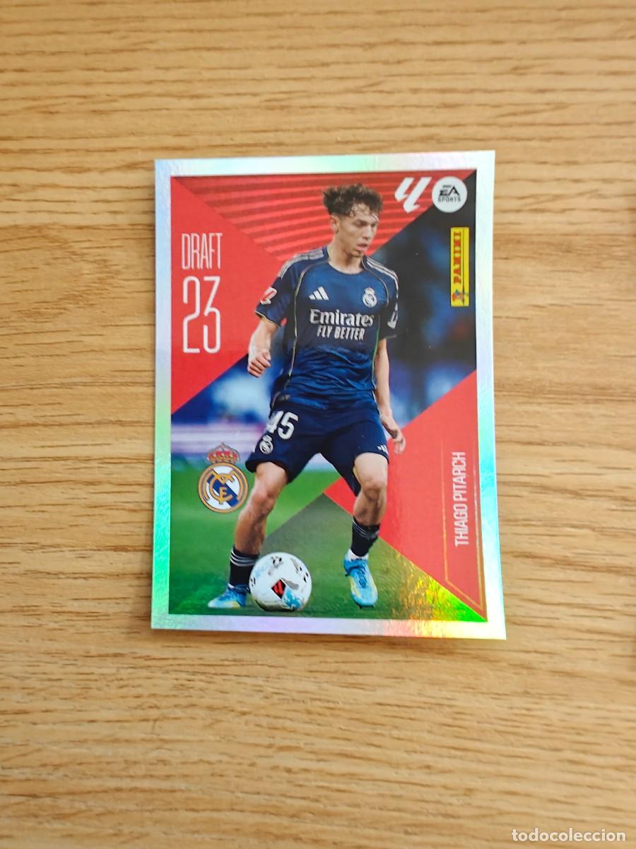 Coleccionismo deportivo: Thiago Pitarch 22 Liga Este 25 26 Real Madrid Draft 23 Sticker 2025 2026