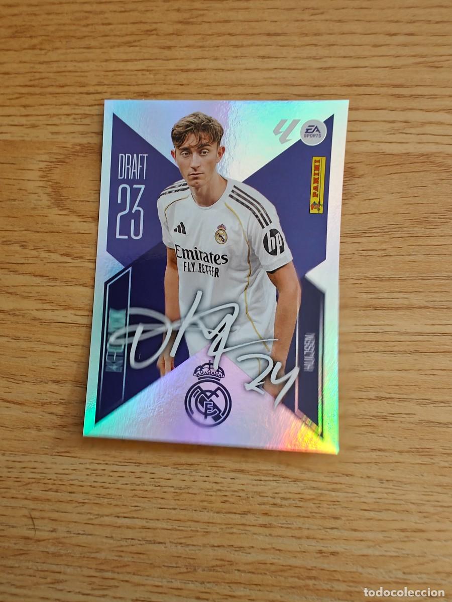 Coleccionismo deportivo: Huijsen K10 Liga Este 25 26 Real Madrid Draft 23 Kromix Sticker 2025 2026