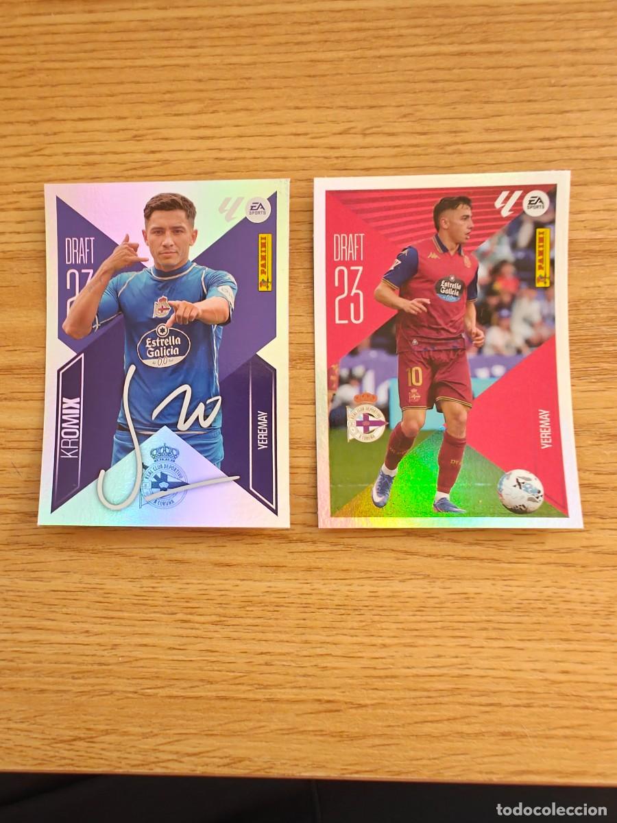 Coleccionismo deportivo: Lote Yeremay 23 K23 Liga Este 25 26 Deportivo Coru&ntilde;a Draft 23 Kromix Sticker 2025 2026