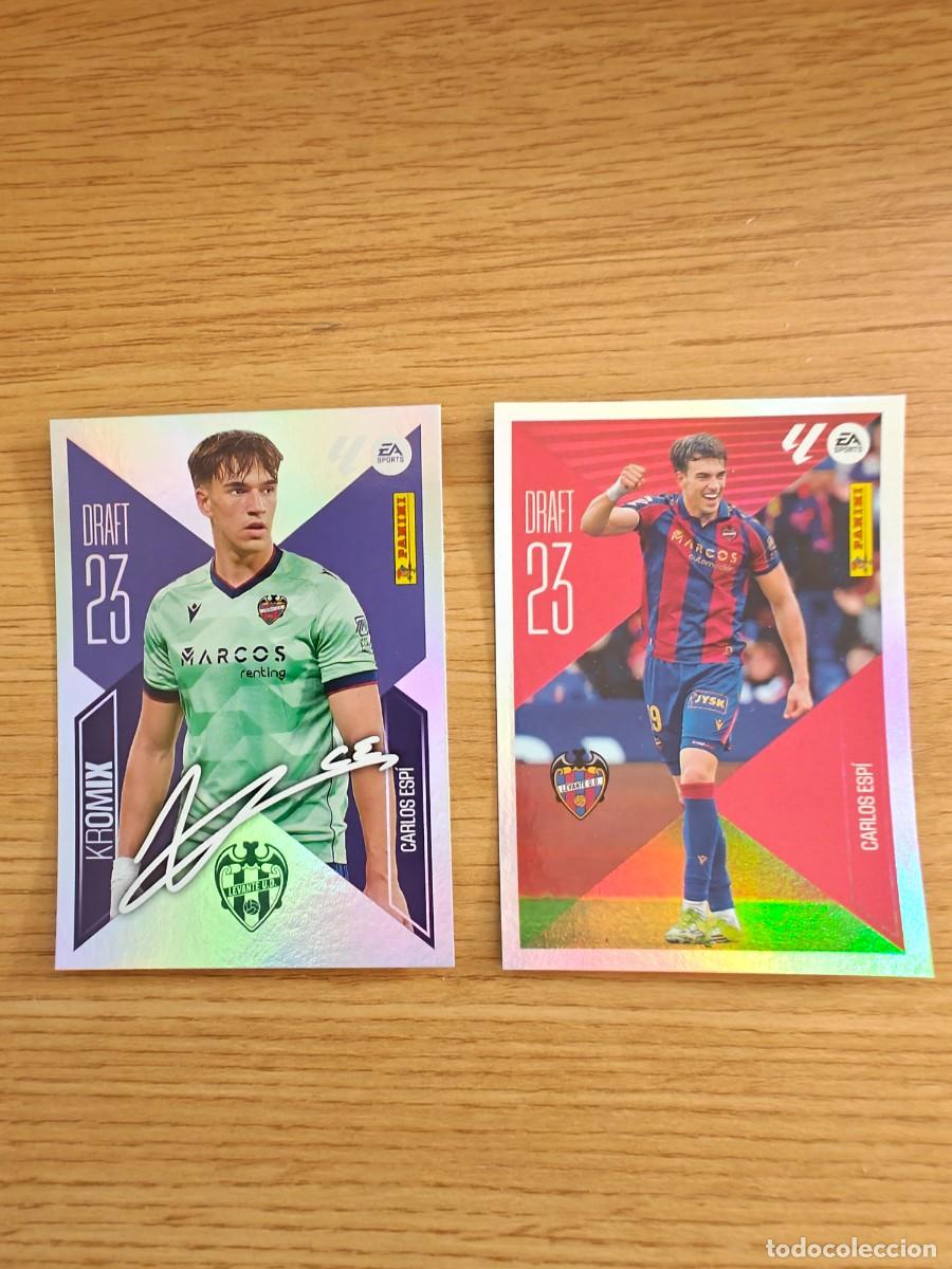 Coleccionismo deportivo: Lote Espi 4 K4 Liga Este 25 26 Levante Real Madrid Draft 23 Kromix Sticker 2025 2026