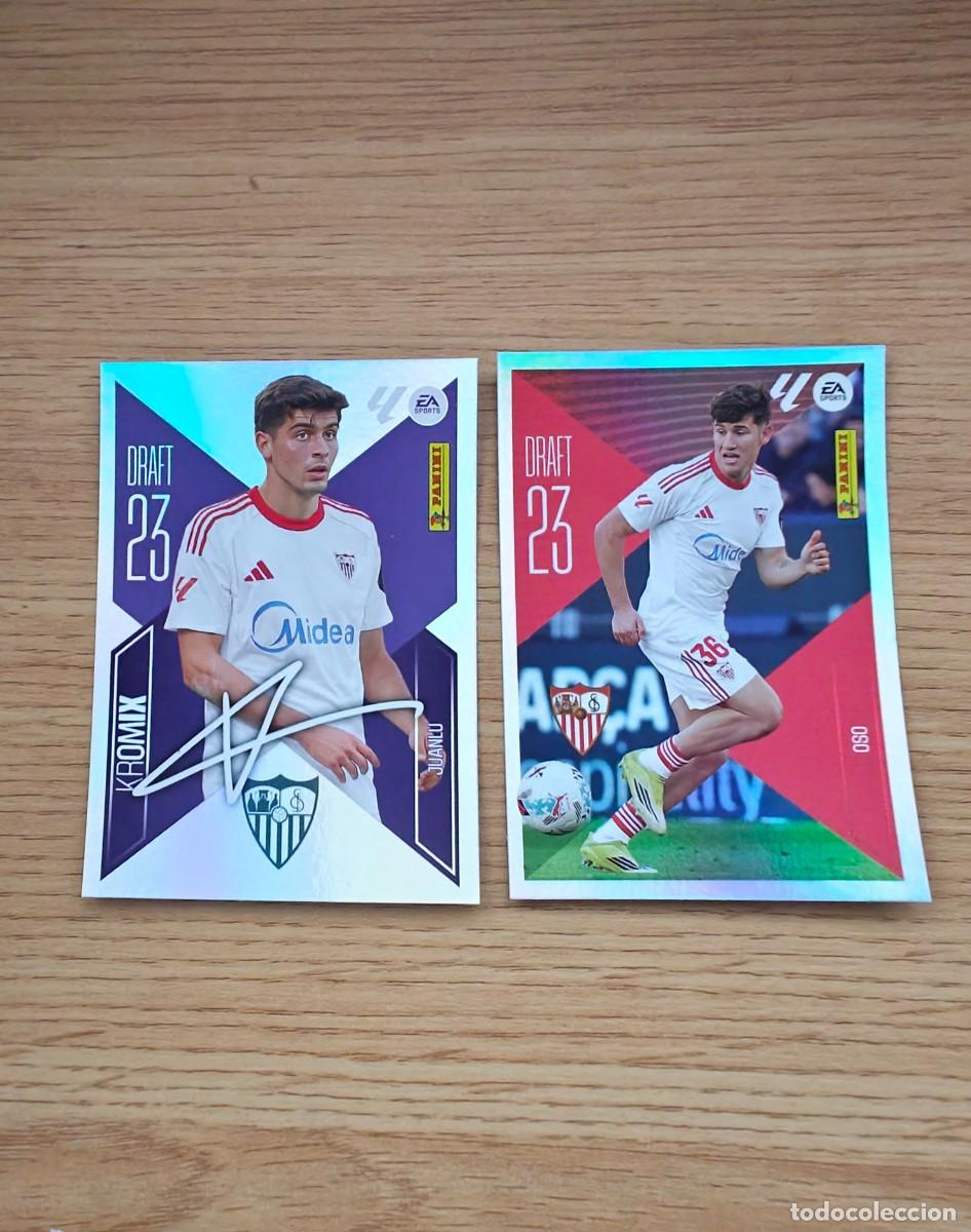 Coleccionismo deportivo: Juanlu 14 K14 Liga Este 25 26 Sevilla Draft 23 Kromix Sticker 2025 2026