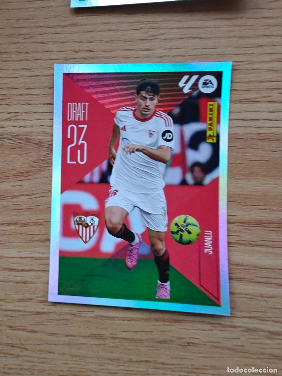 Coleccionismo deportivo: Juanlu 14 Liga Este 25 26 Sevilla FC Draft 23 Sticker 2025 2026