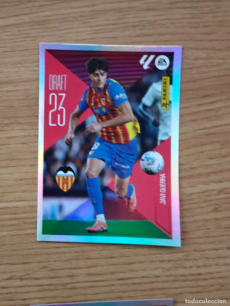 Coleccionismo deportivo: Javi Guerra 12 Liga Este 25 26 Valencia CF Draft 23 Sticker 2025 2026