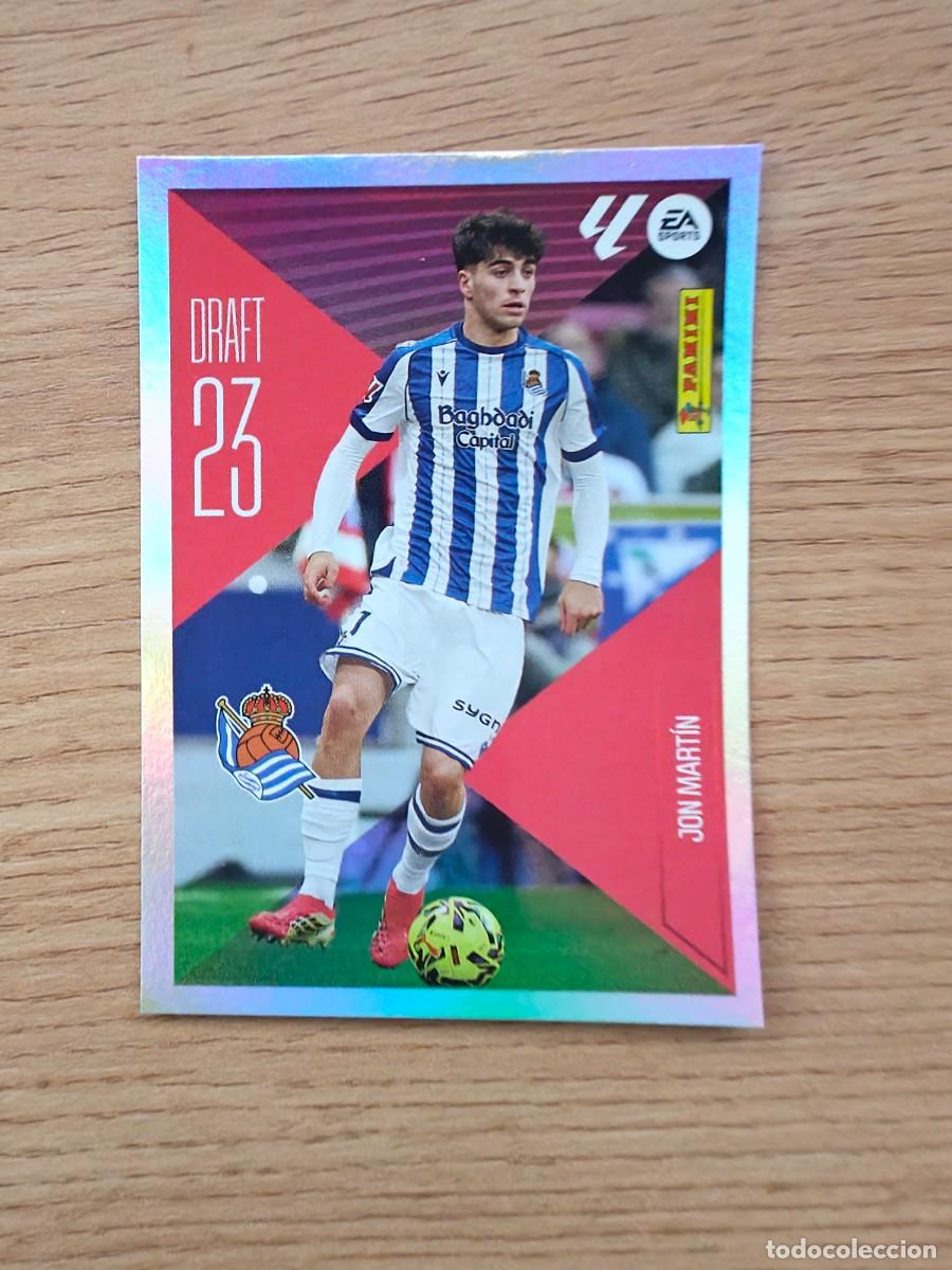 Coleccionismo deportivo: Jon Mart&iacute;n 13 Liga Este 25 26 Real Sociedad Draft 23 Sticker 2025 2026