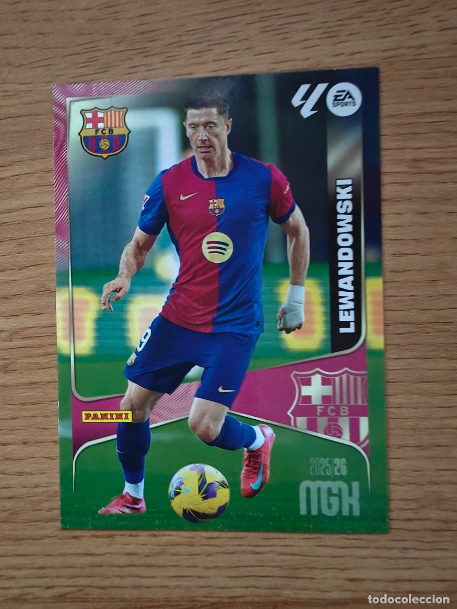 Coleccionismo deportivo: Lewandowski 89 Panini Megacracks 2025 2026 Barcelona 2025 2026