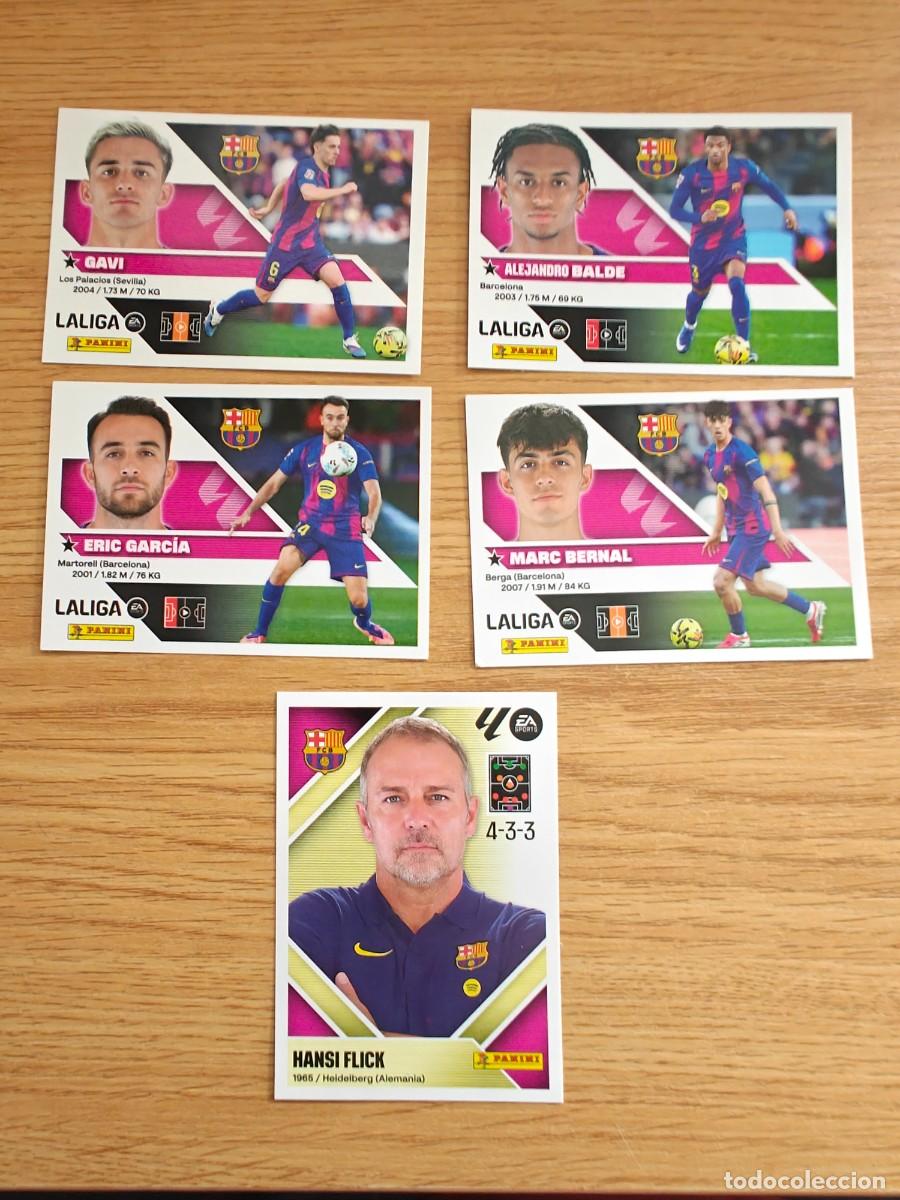 Coleccionismo deportivo: Lote 5 Cromos Liga Este 26 27 FC Barcelona 2026 2027
