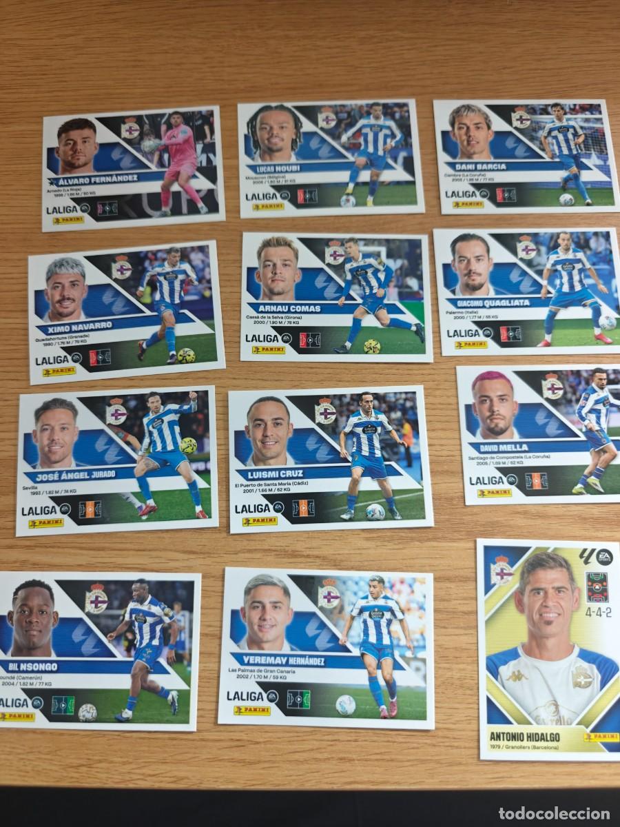 Coleccionismo deportivo: Lote 12 Cromos Liga Este 26 27 Real Club Deportivo 2026 2027
