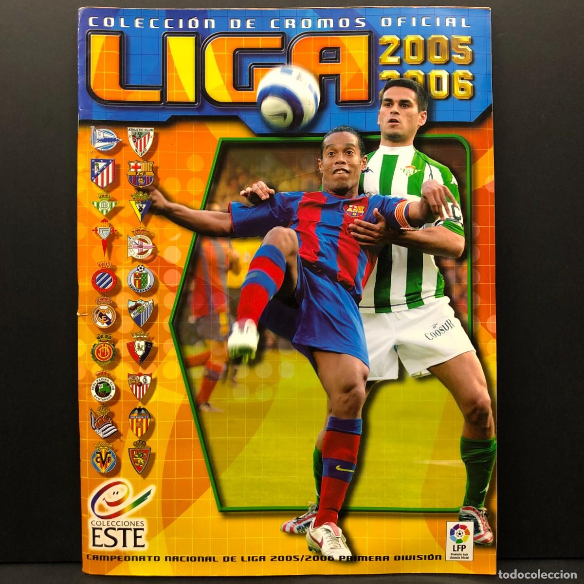 Coleccionismo deportivo: LIGA 2005-2006 - COLECCI&Oacute;N OFICIAL DE CROMOS - COLECCIONES ESTE - ALBUM DE CROMOS INCOMPLETO / 3095