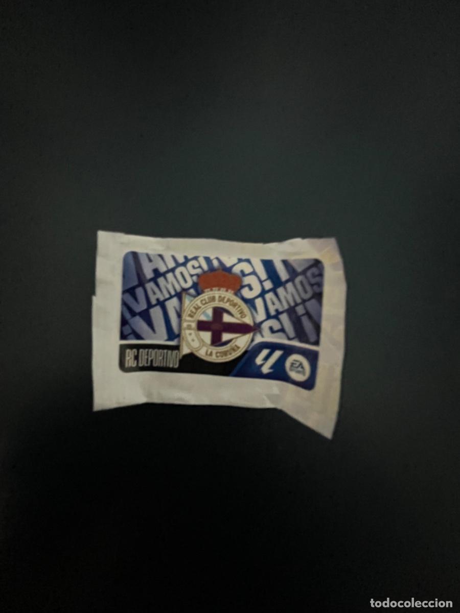 Coleccionismo deportivo: Escudo deportivo la coru&ntilde;a chicles ediciones este 26-27