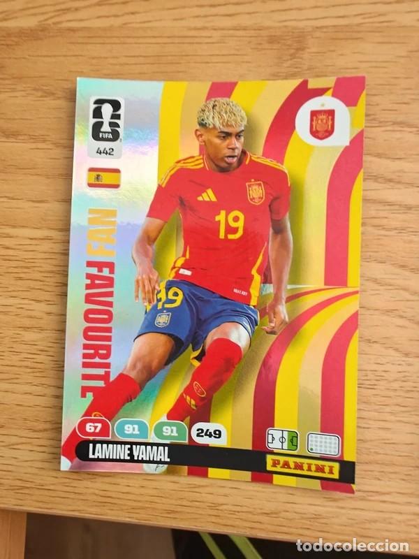 Coleccionismo deportivo: Lamine Yamal 442 Panini FIFA World Cup 26 Espa&ntilde;a Mundial Adrenalyn XL 2026