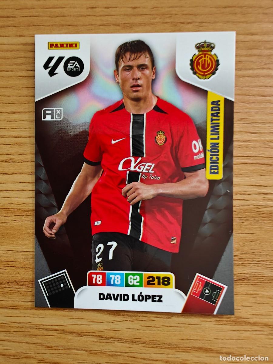 Coleccionismo deportivo: David Lopez Adrenalyn XL 25 26 Mallorca Edici&oacute;n Limitada Last Moment 2025 2026