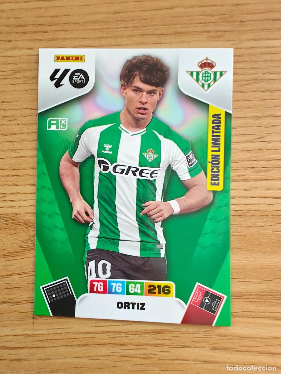 Coleccionismo deportivo: Ortiz Adrenalyn XL 25 26 Real Betis Edici&oacute;n Limitada Last Moment 2025 2026