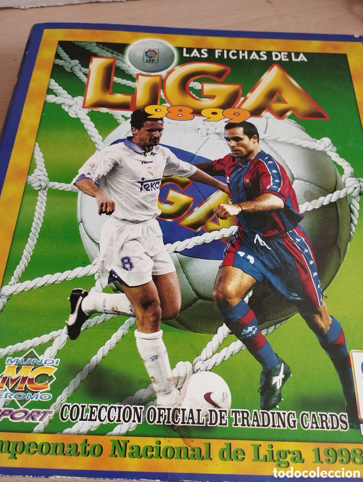 Coleccionismo deportivo: ALBUM LAS FICHAS DE LA LIGA 98-99 MUNDI CROMO INCOMPLETO