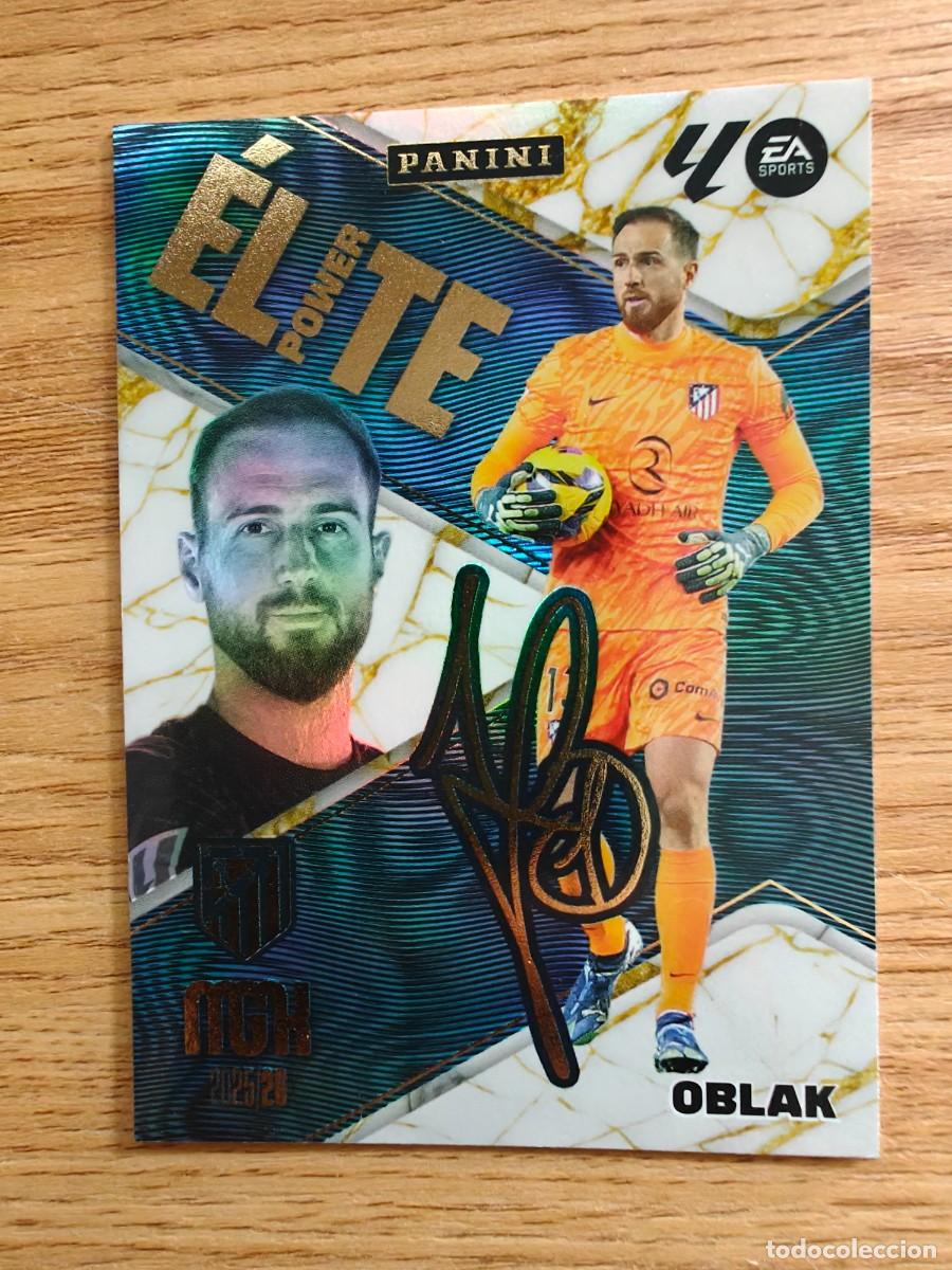 Coleccionismo deportivo: Oblak 14 P Megacracks 25 26 Elite Power Atletico de Madrid 2025 2026 Paralela
