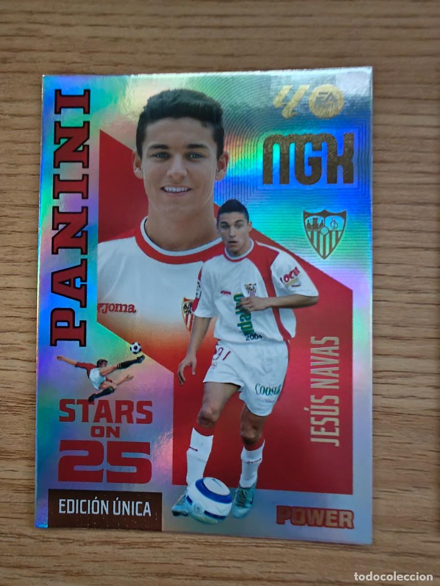 Coleccionismo deportivo: Jes&uacute;s Navas 437 P Megacracks 26 27 Stars on 25 Power Paralela Sevilla FC 2026 2027